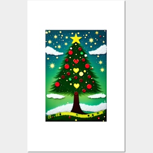 Christmas Tree/Christmas Love 4 Posters and Art